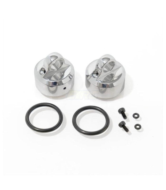 Shock Caps (polished 7075, emulsion/vented/standar - E1rc.com