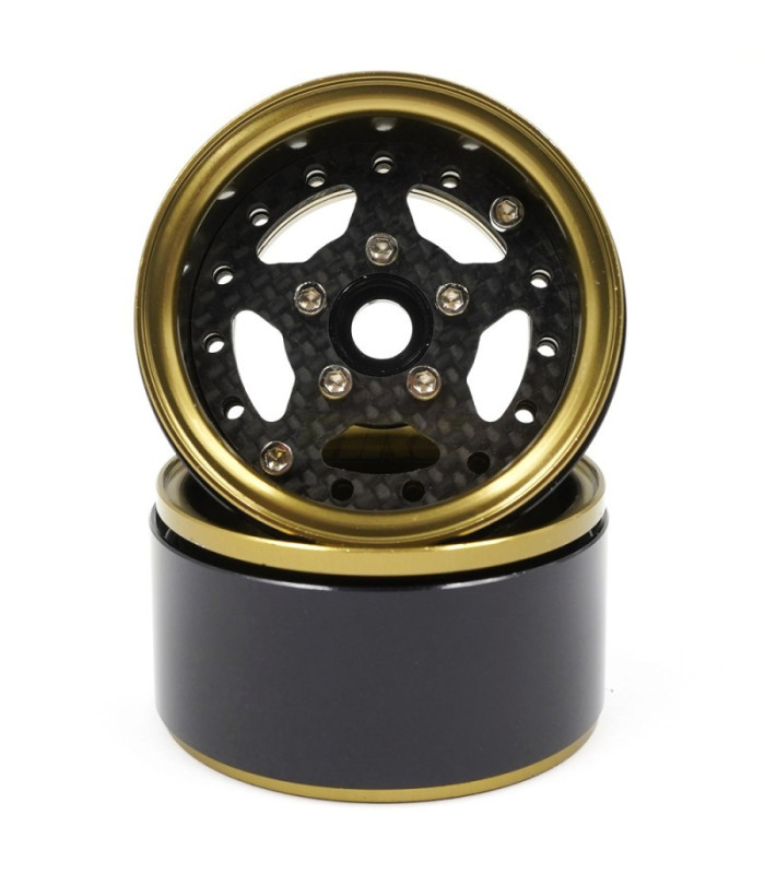 1.9 Aluminium CNC spoke graphite beadlock rim - E1rc.com
