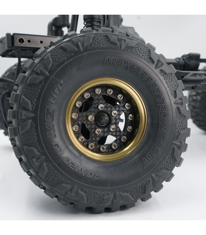 1.9 Aluminium CNC spoke graphite beadlock rim - E1rc.com