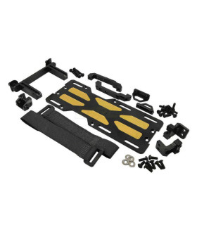 Kit montaje servo del bandeja bateria bronce TRX-4