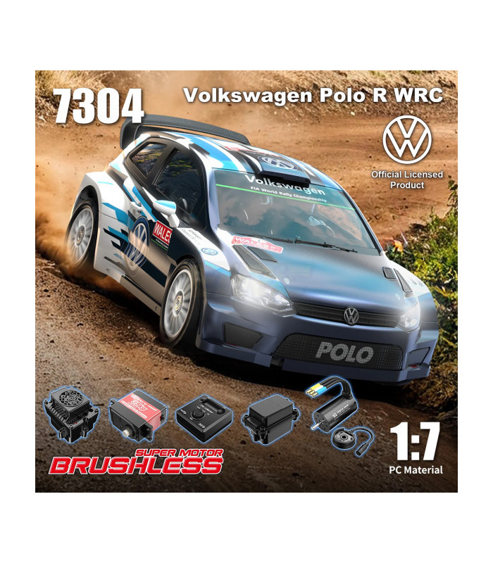 Hyper Go 7304 Volkswagen Polo R WRC 4WD 1/7 MJX - E1rc.com