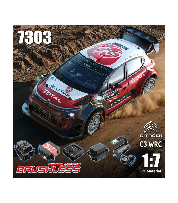 Hyper Go 7303 Citroen C3 WRC 4WD 1/7 MJX - E1rc.com