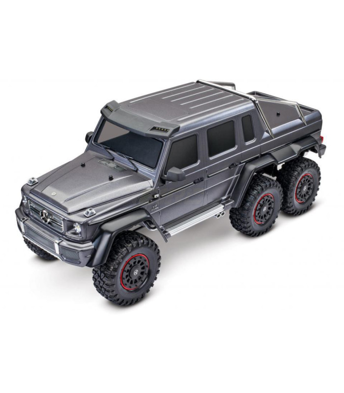 TRX6 scale mercedes benz G63 AMG silver CLIPLESS - E1rc.com