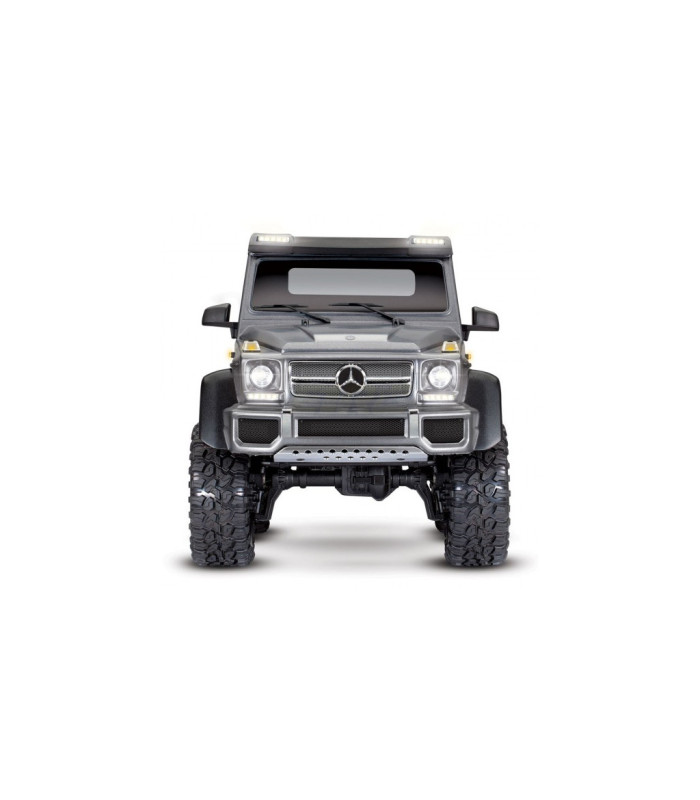TRX6 scale mercedes benz G63 AMG silver CLIPLESS - E1rc.com