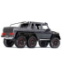TRX6 scale mercedes benz G63 AMG silver CLIPLESS - E1rc.com