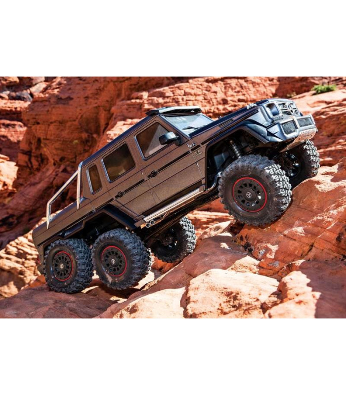 TRX6 scale mercedes benz G63 AMG silver CLIPLESS - E1rc.com