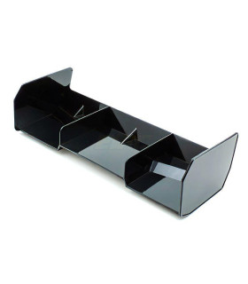 Aleron trasero negro 1/8 buggy V2 ultimate