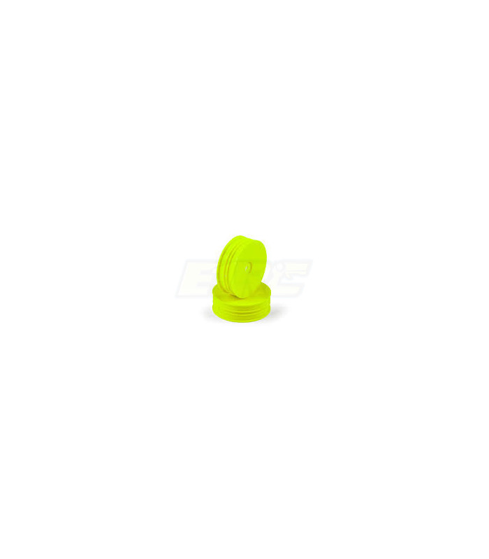Llanta delantera aerodisk estrecha amarilla 2WD - E1rc.com