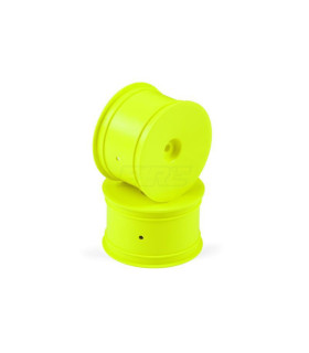 Llanta trasera aerodisk 2/4WD Hex 12 IFMAR amarill