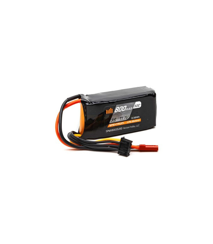 Bateria 3S 800mAh 50X 11.1V Li-po JST-RCY - E1rc.com