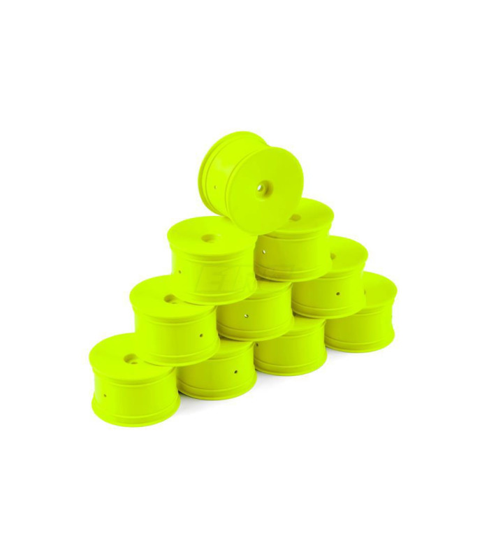 Llanta traser aerodisk 2/4WD hex12mm IFMAR amarill - E1rc.com