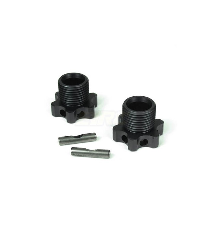 Hexagon Wheel 17mm Aluminum Lightened +1mm - E1rc.com
