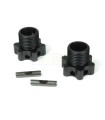 Hexagon Wheel 17mm Lightened Aluminum +2mm