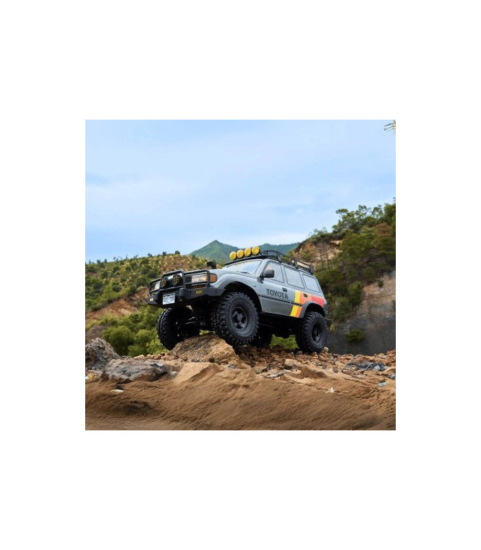 Crawler 1/10 Toyota Land Cruiser 80 RS Gris FMS - E1rc.com