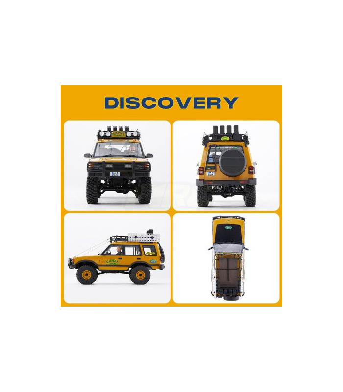 Coche Land Rover 1/10 Discovery RS amarillo FMS - E1rc.com