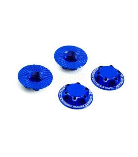 Tuerca rueda V2 cerrada ultimate azul  4u 