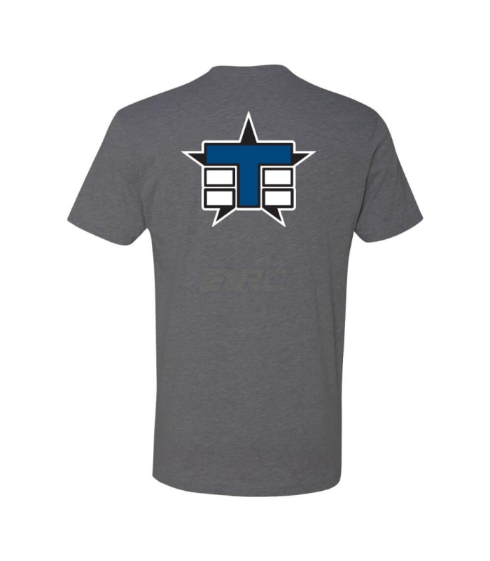 Camiseta Tekno Logo Clasico gris metal Talla XL - E1rc.com