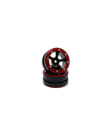 Llantas Beadlock PT-Safari Negro/Rojo 1 9  2 u 