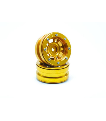 Llantas Beadlock PT- Distractor Gold/Gold 1 9  2u 
