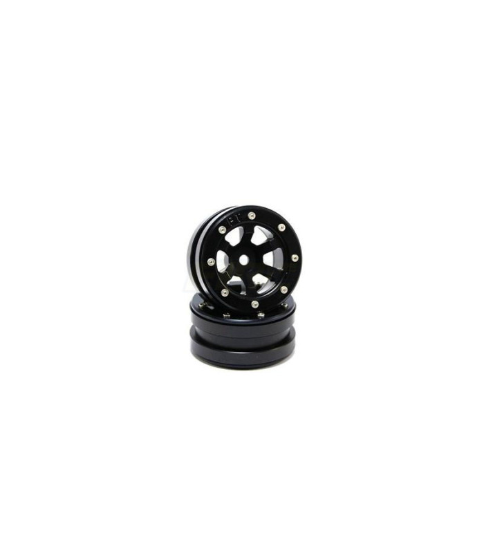 Llantas Beadlock PT- Claw Black/Black 1.9 (2 u) - E1rc.com