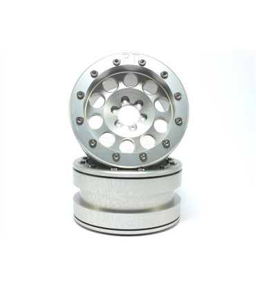 Llantas Beadlock PT-Revolver Plata/Plata 2 2 2u