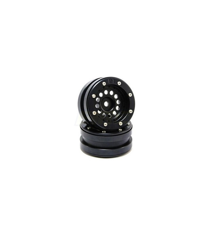 Llantas Beadlock PT-Bullet Negro/Negro 1.9 (2 u) - E1rc.com