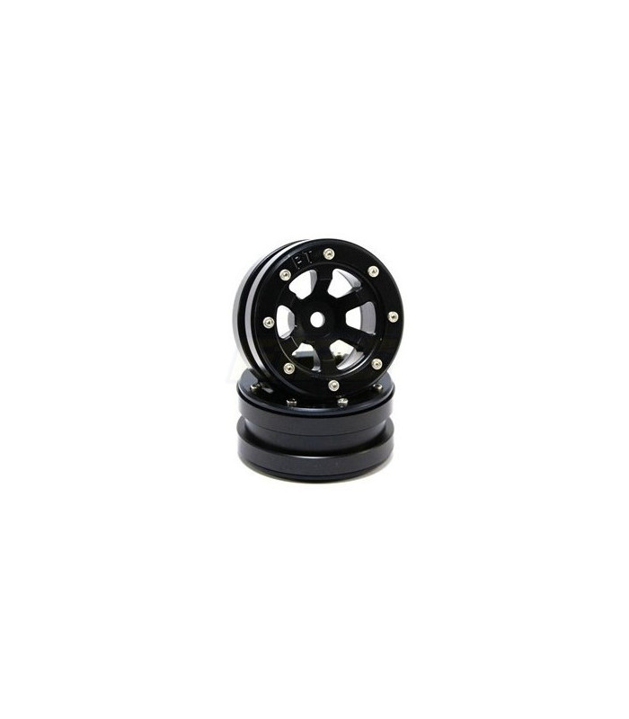 Llantas Beadlock PT- Claw Black/Black 1.9 (2 u) - E1rc.com