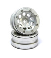 Llantas Beadlock PT- Ecohole Plata/Plata 1.9 (2u)