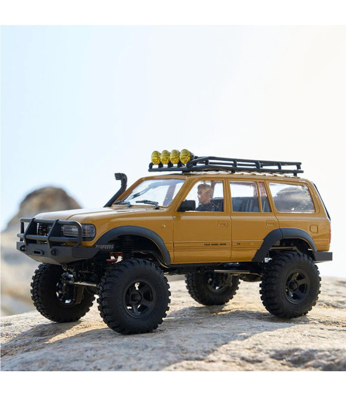 Crawler Toyota LC80 1/18 RTR yellow V2 FMS - E1rc.com