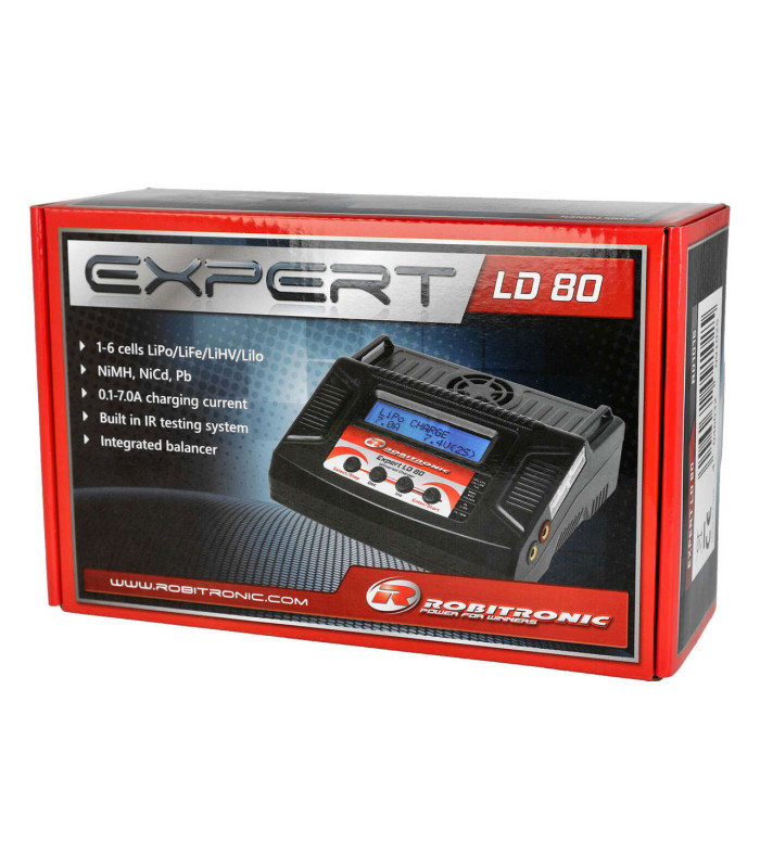 Cargador LD80 V2 Charger LiPo 1-6s 7A 80W - E1rc.com