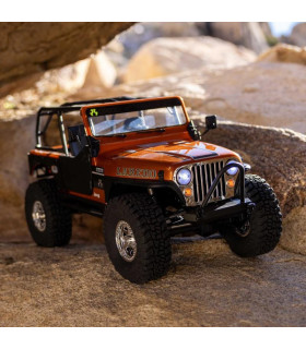 SCX10 Jeep CJ-7 4x4 RTR Brushed Rock Crawler cobre