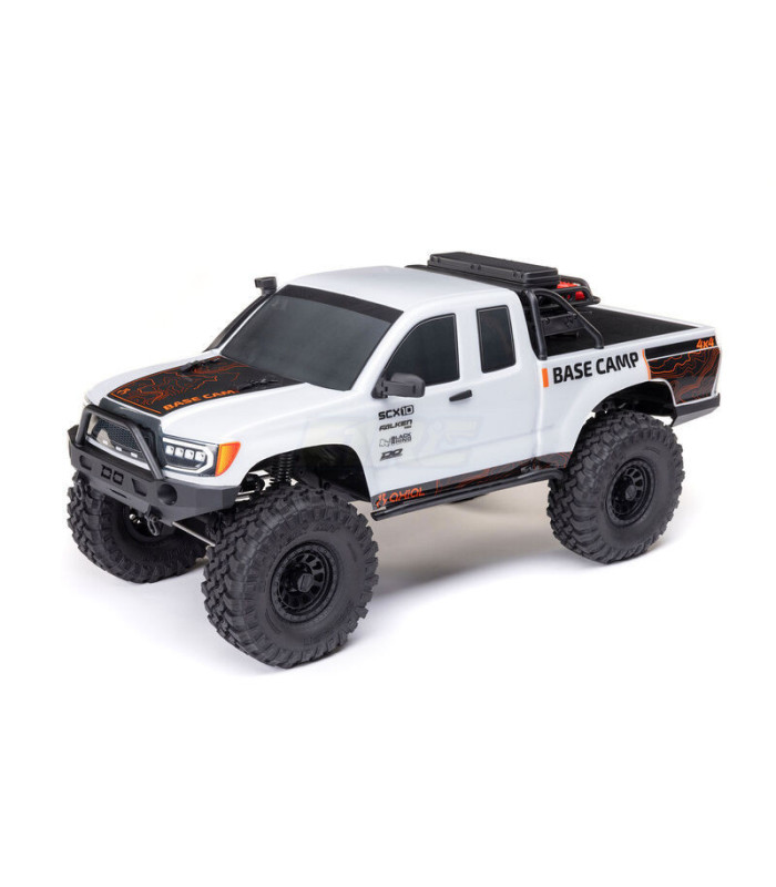 SCX10 Base Camp 4x4 Rock crawler brushed RTR blanc - E1rc.com