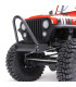 SCX10 Jeep CJ-7 4x4 RTR Brushed Rock Crawler rojo - E1rc.com