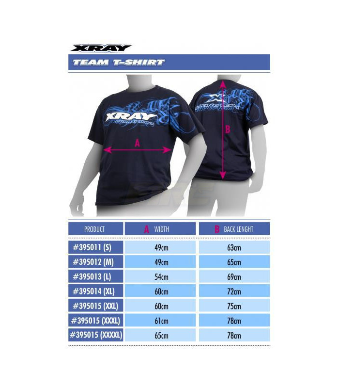 Camiseta Xray XXXL - E1rc.com