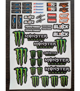 Set pegatinas Monster