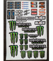 Set pegatinas Monster