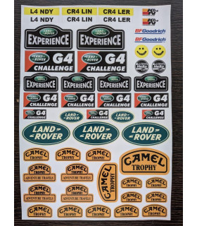 Set pegatinas Camel Land Rover