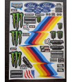 Set Pegatinas Monster Ford