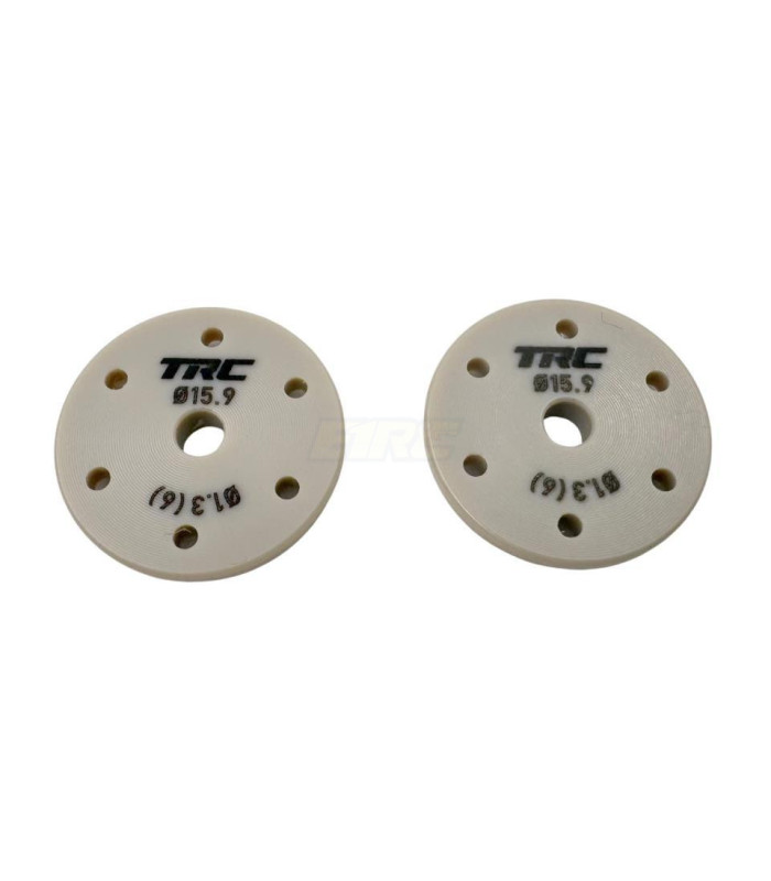 Pistones de amortiguador 6x1.3 planos TRC (2u) - E1rc.com