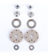 Pistones de valvula 7x1.3 + 1x1.3 planos TRC (2u) - E1rc.com