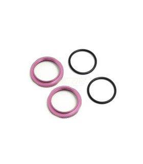 Shock Adjustment Nuts short  aluminum pink 2ud