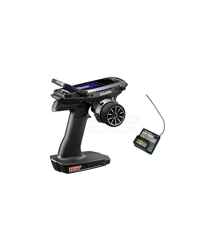 Sanwa M17 + receptor RX493 & Preinstalled Battery - E1rc.com