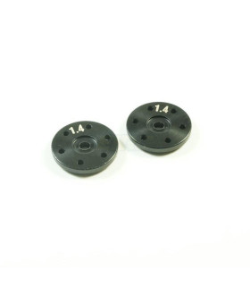 PISTON AMORTIGUADOR BBS 1 4X6 AGUJEROS NEGRO  2u  
