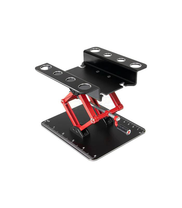 Stand ajustable para reparaciones 1/10 negro - E1rc.com
