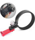 Adaptador de aluminio para volante de emisora azul - E1rc.com