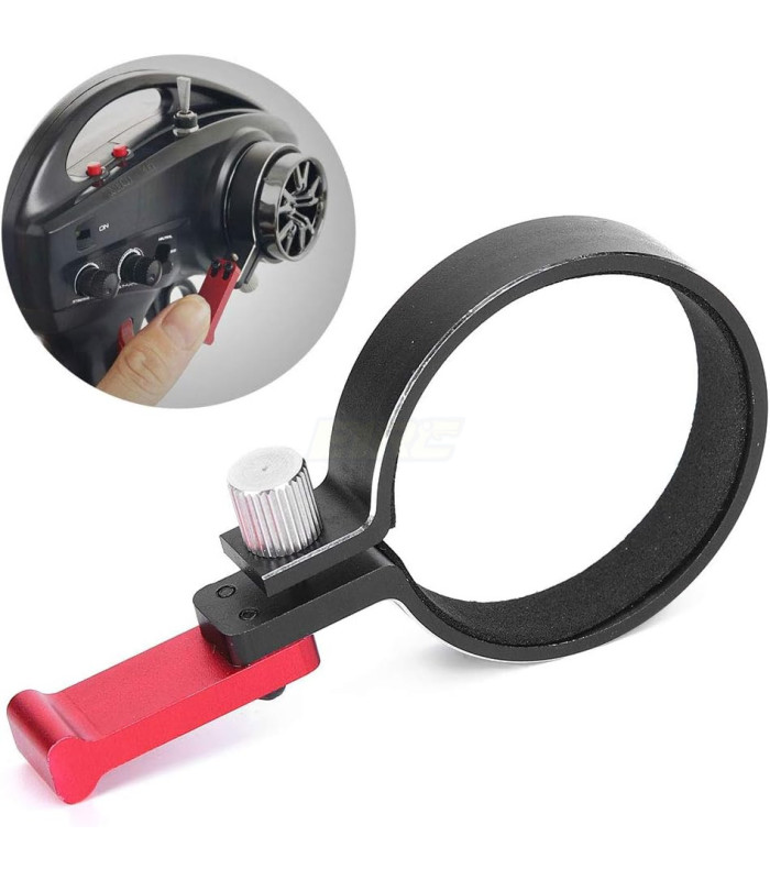 Adaptador de aluminio para volante de emisora azul - E1rc.com