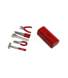 Mini caja de herramientas decorativas crawler 1/10
