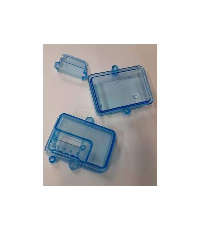 Caja azul impermeable para receptor crawler 1/10 - E1rc.com