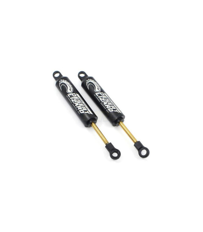 Amortiguador 90mm dessert lizzard negro (2ud) - E1rc.com