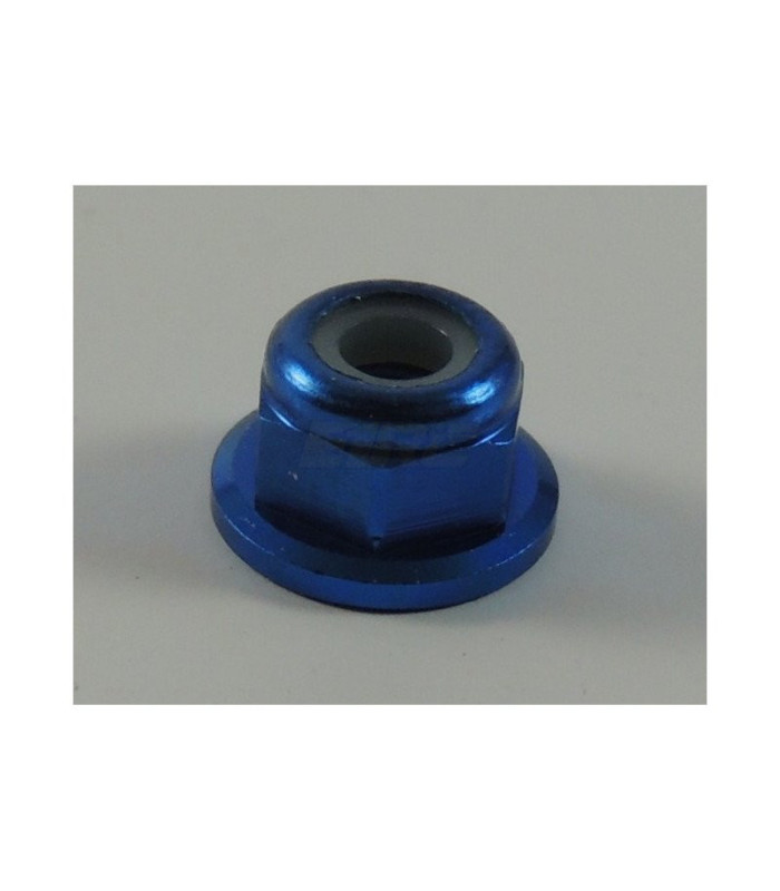 TUERCA AUTOBLOCANTE ALUMINIO M3 AZUL (10) S35-4/5/ - E1rc.com